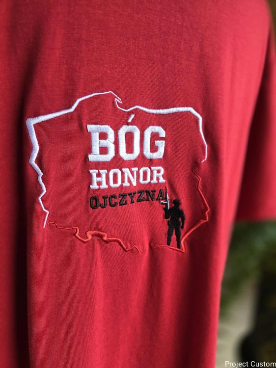 Bóg Honor Ojczyzna Haft