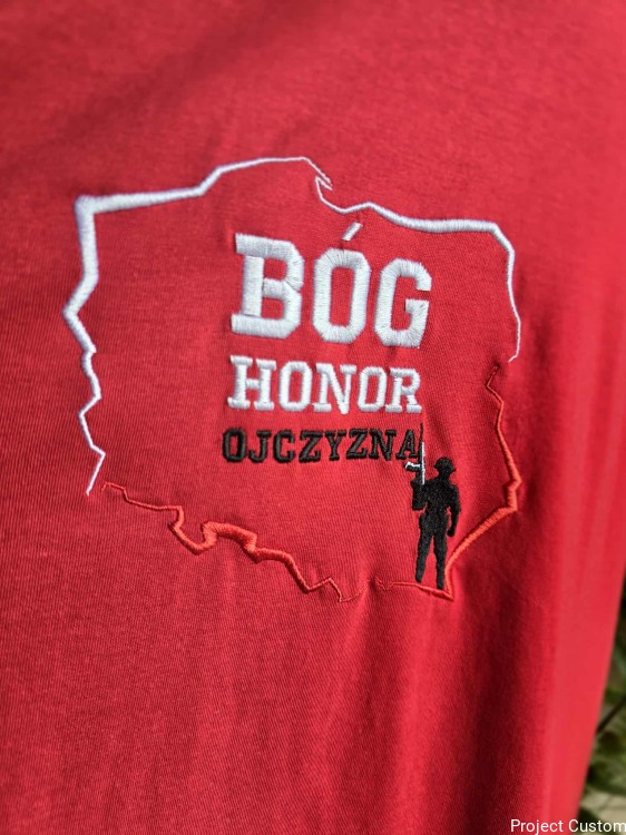 Bóg Honor Ojczyzna Haft