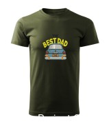 The Best Dad - T-shirt Męski XL
