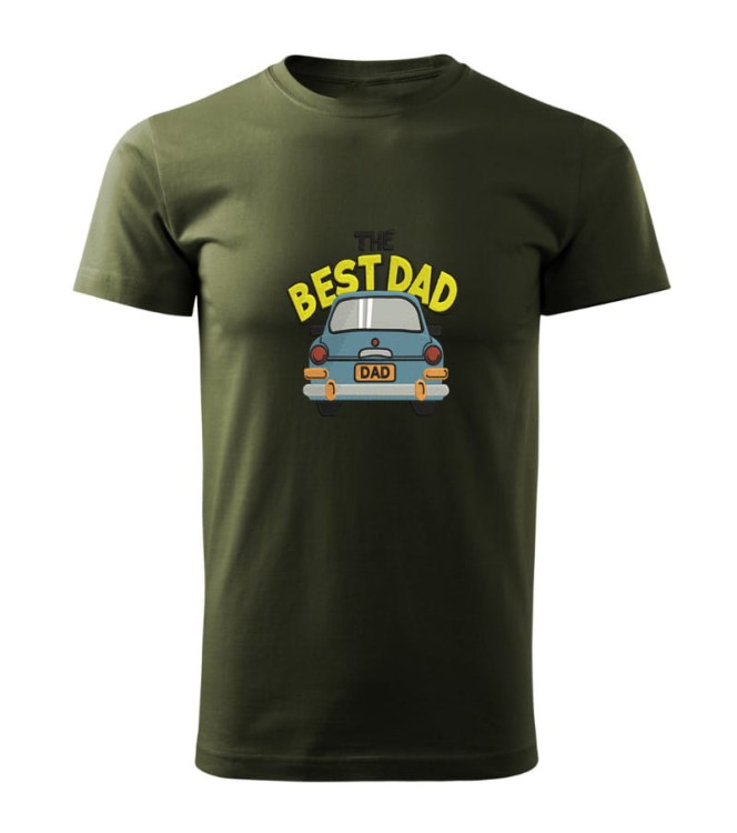 The Best Dad - T-shirt Męski XL