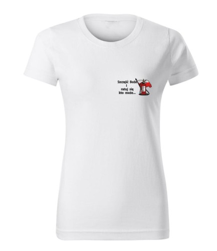 Szczęść Boże i ratuj się kto może - T-shirt Damski S