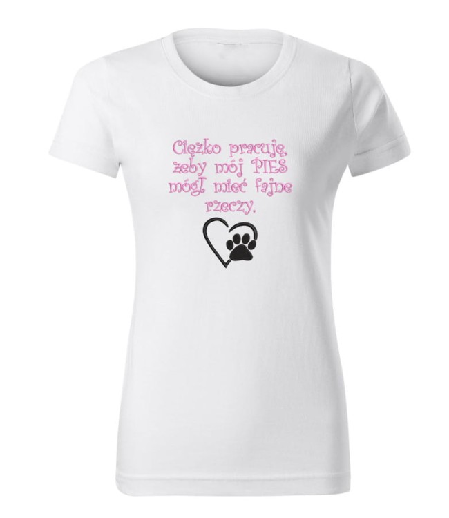 Ciężko pracuję, żeby mój PIES mógł mieć fajne rzeczy.