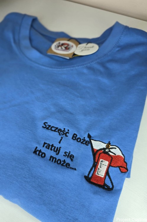 Szczęść Boże i ratuj się kto może Haft