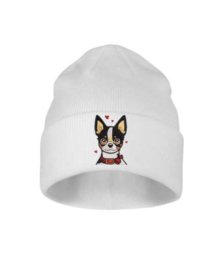 Chihuahua - Czapka Beanie z haftem