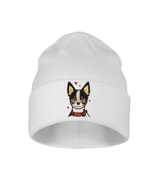 Chihuahua - Czapka Beanie z haftem