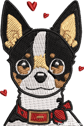 Chihuahua - Czapka Beanie z haftem