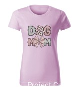 Dog Mom z kokardką - Polo/Bluza/Polar/T-shirt z haftem