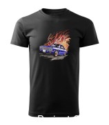 Classic 60s Lowrider on Fire
