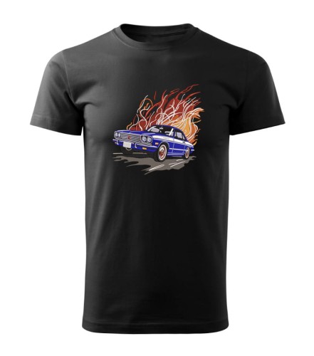 Classic 60s Lowrider on Fire