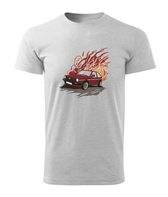 Twój samochód z płomieniami - Polo/Bluza/Polar/T-shirt z haftem