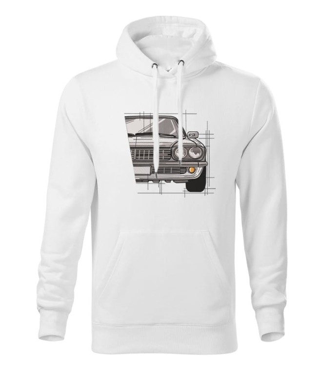 Samochód Szkic (duży haft) - Bluza/Polar/Polo/T-shirt z haftem