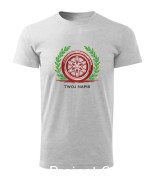 Koło + napis - Bluza/Polar/Polo/T-shirt z haftem