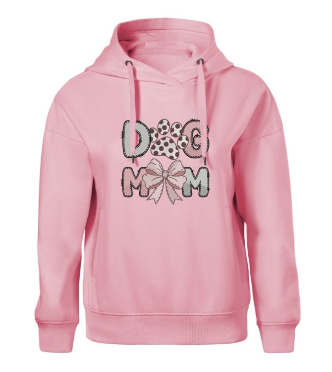 Dog Mom z kokardką - Polo/Bluza/Polar/T-shirt z haftem