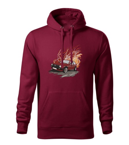 Twój samochód z płomieniami - Polo/Bluza/Polar/T-shirt z haftem
