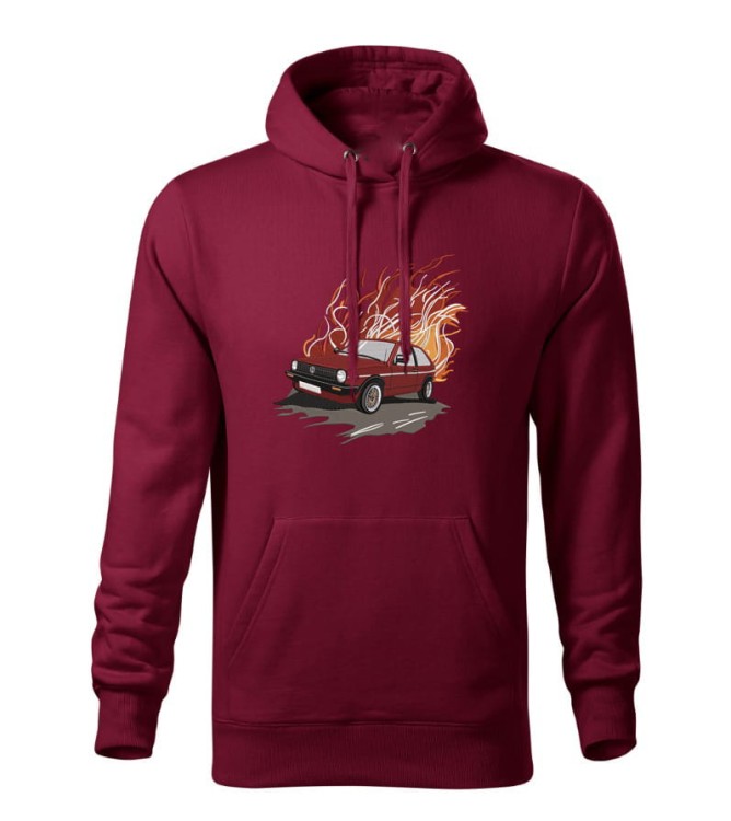Twój samochód z płomieniami - Polo/Bluza/Polar/T-shirt z haftem