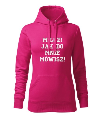 Milcz jak do mnie mówisz Haft