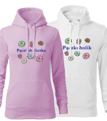 Pączkoholik/Pączkoholiczka - Bluza/Polar/Polo/T-shirt z haftem