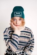 Czapka Beanie z haftem