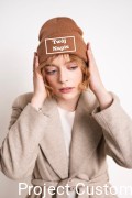Czapka Beanie z haftem