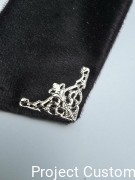 Kokarda do włosów z ćwiekami