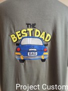 The Best Dad - T-shirt Męski XL