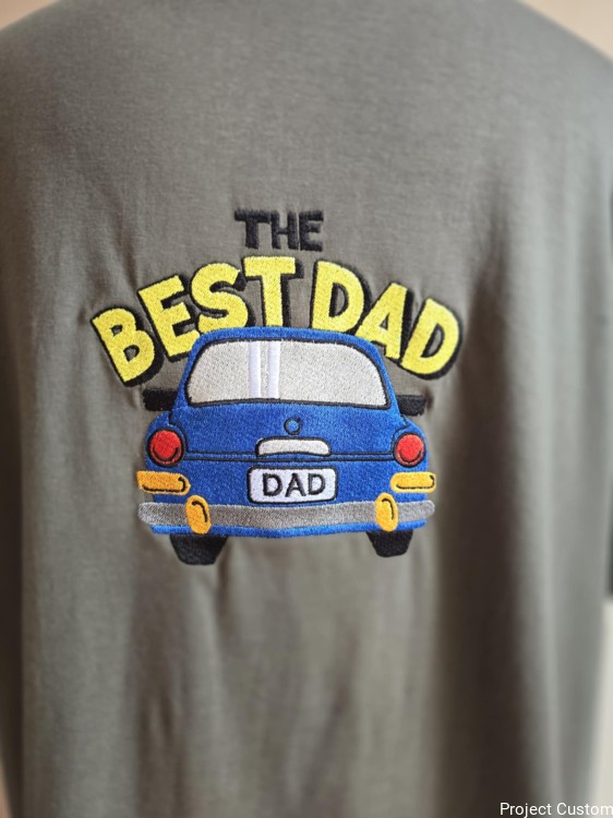 The Best Dad - T-shirt Męski XL