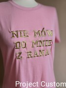 NIE MÓW DO MNIE Z RANA Haft