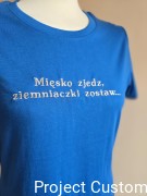 Mięsko zjedz, ziemniaczki zostaw Haft
