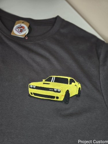 Dodge Challenger - T-shirt Męski XL