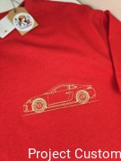 Porsche Lineart - T-shirt Męski XL